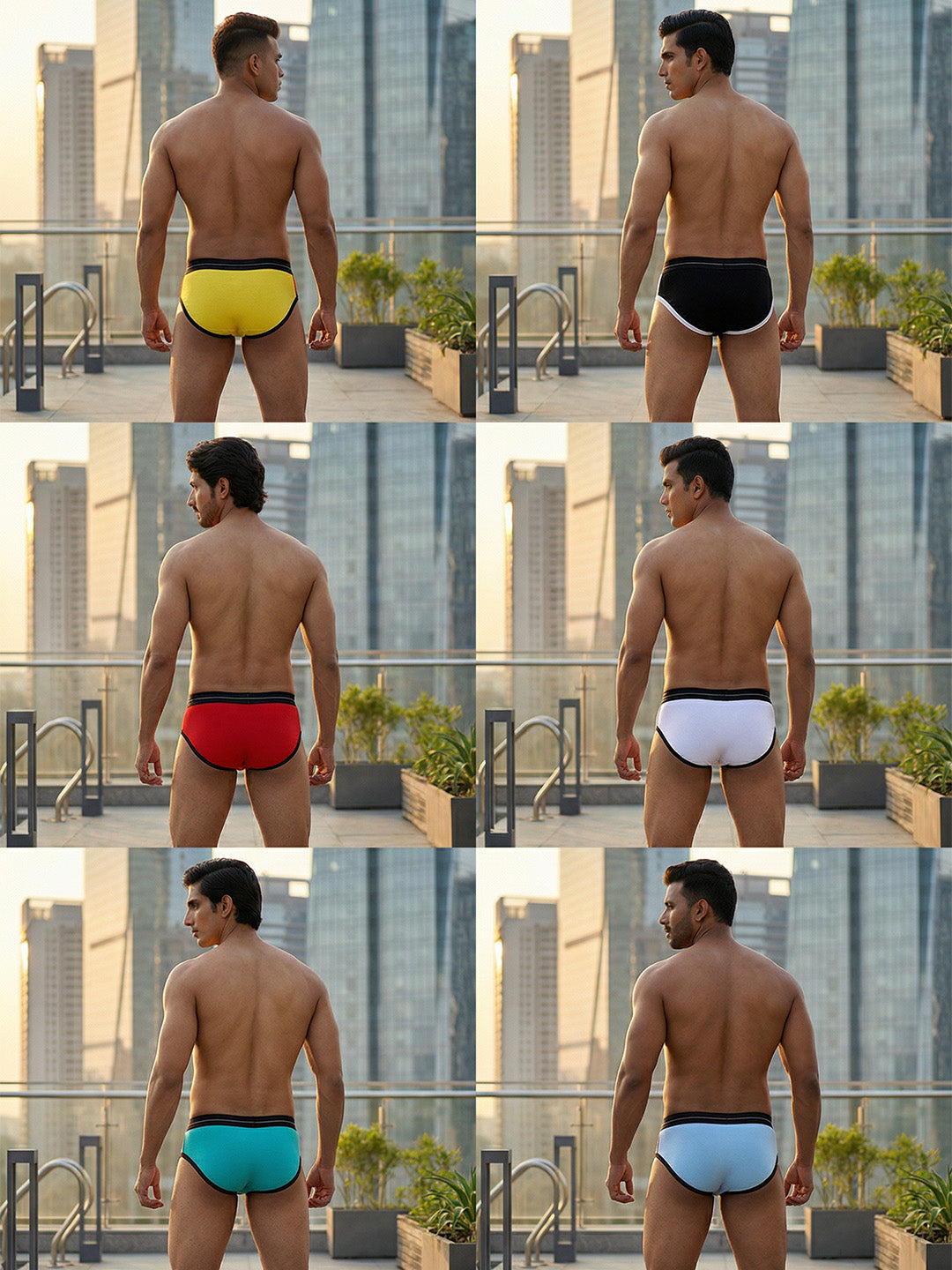 Cotton Brief - Cross Modern (Pack of 6)