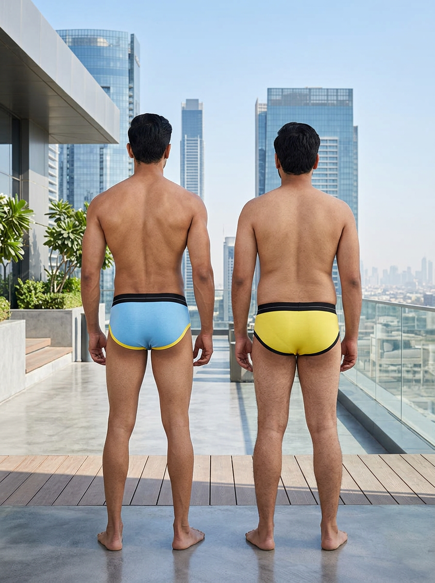 Cotton Brief - Retro Style (Pack of 2)