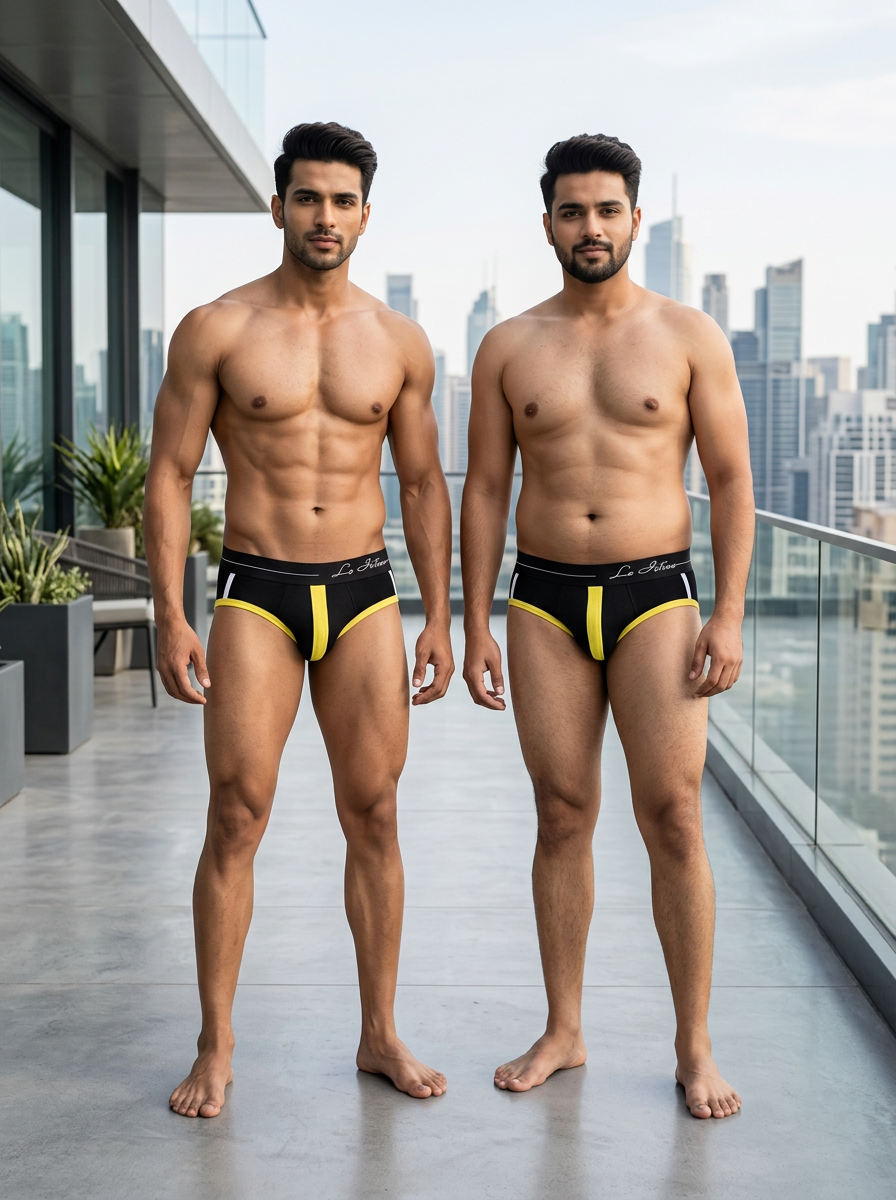 Cotton Brief - Retro Style (Pack of 2)