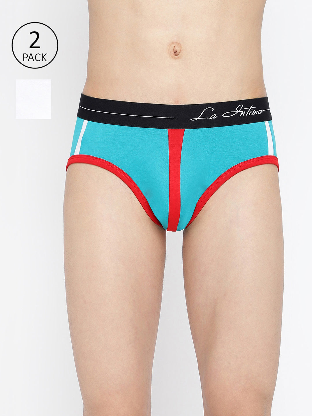 La Intimo Men's Core Briefs in a Pack of 2 – Comfortable and Durable Standard Fit Underwear