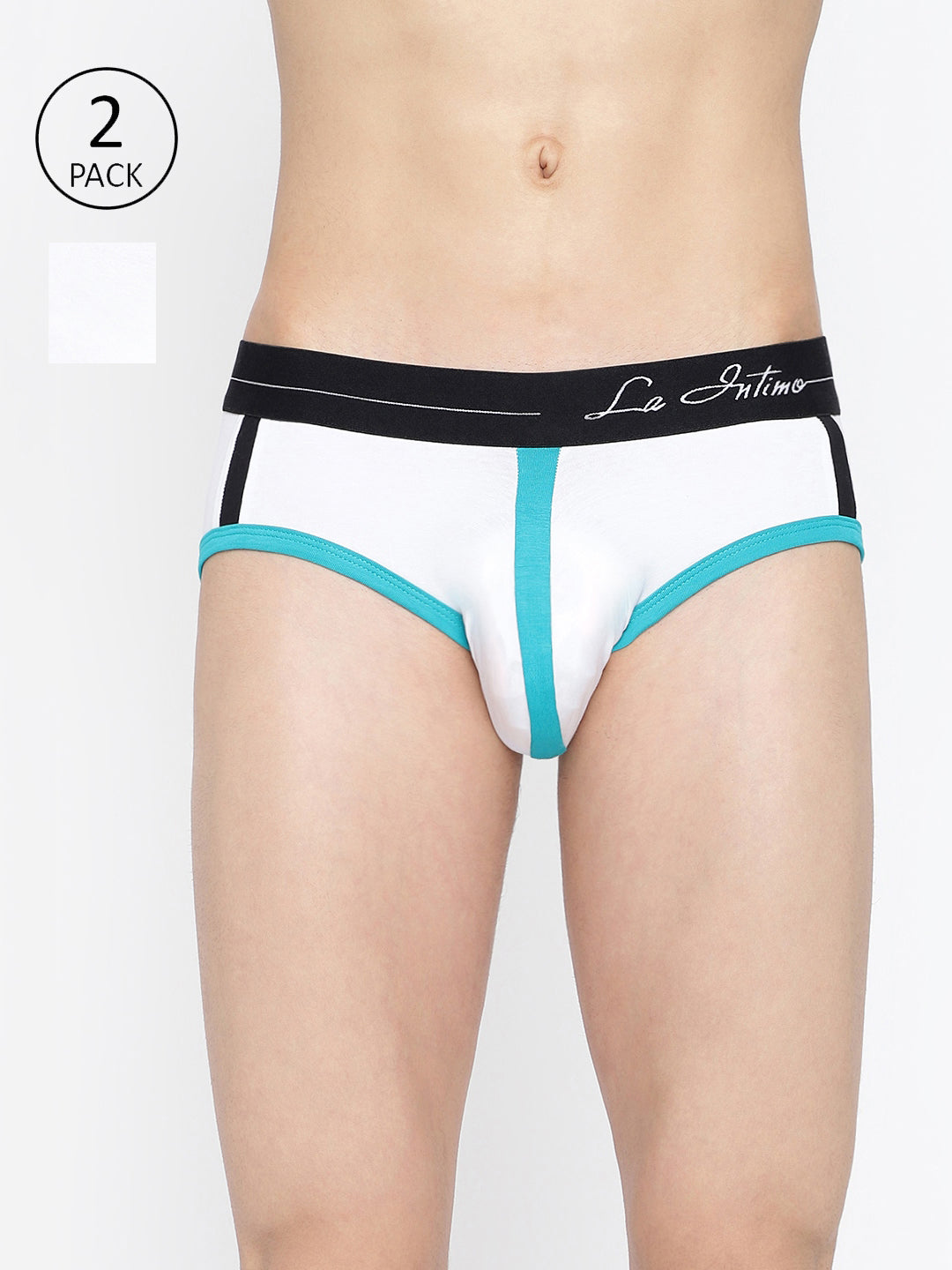 La Intimo Men's Core Briefs in a Pack of 2 – Comfortable and Durable Standard Fit Underwear