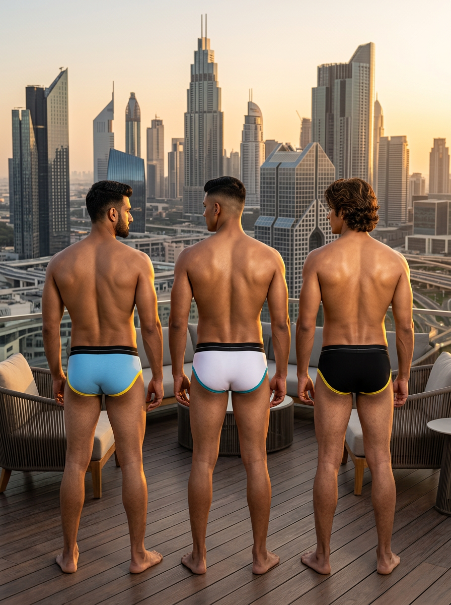 Cotton Brief - Retro Style (Pack of 3)