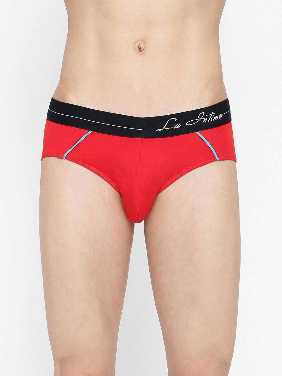 Pack of 6 men's standard core briefs by La Intimo, comfortable and breathable underwear for daily wear.