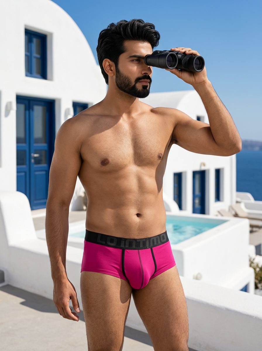 Men's MicroModal Boyshort Brief - Swag - view 11 - La Intimo