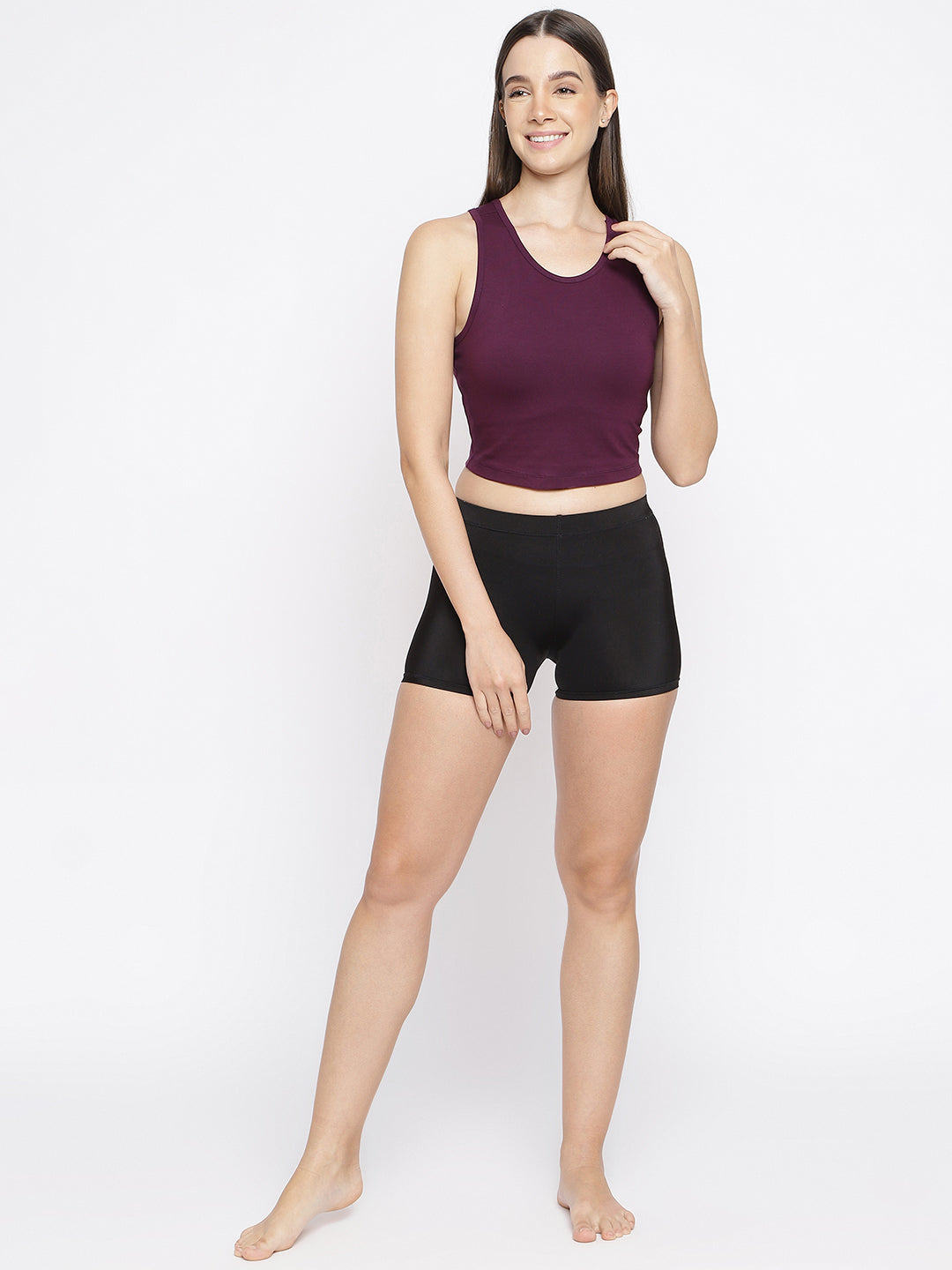 Pack of 3 women's tank top camisoles by La Intimo, offering comfort and versatility for everyday wear.