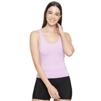 La Intimo Women's Cotton Slip Spaghetti Tank Top | Inner Camisole for Women LICAM02