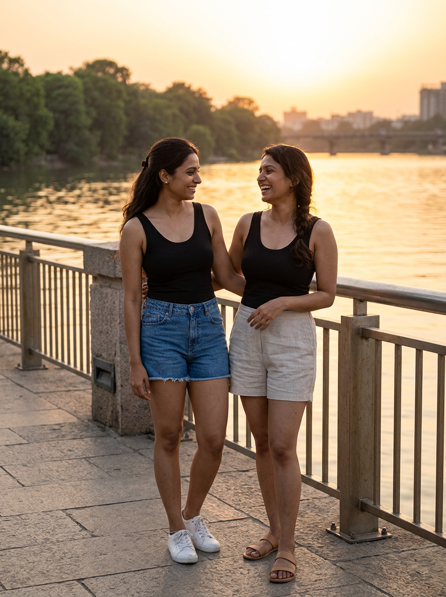 Deep U-Neck Camisole (Pack of 2)