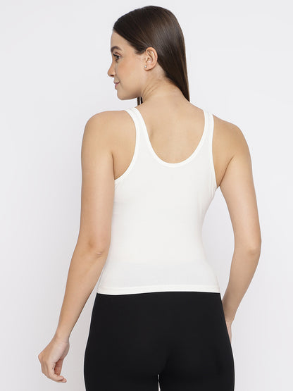Pack of 2 women's tank top camisoles by La Intimo, offering comfort and versatility for daily use.