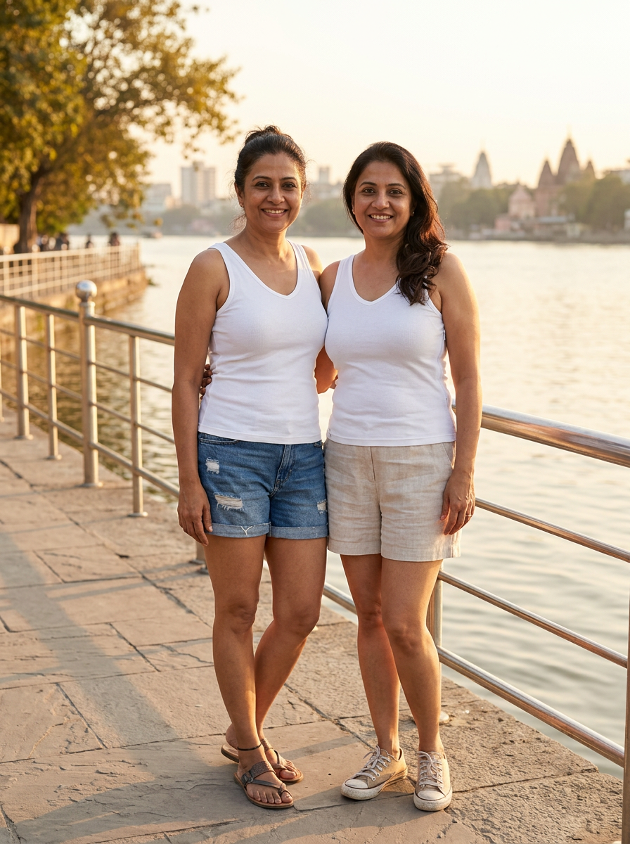 Deep U-Neck Camisole (Pack of 2)