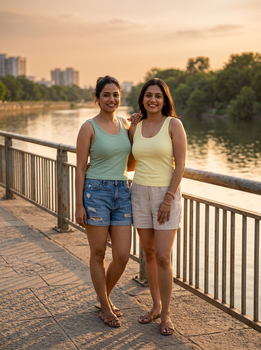 Deep U-Neck Camisole (Pack of 2)