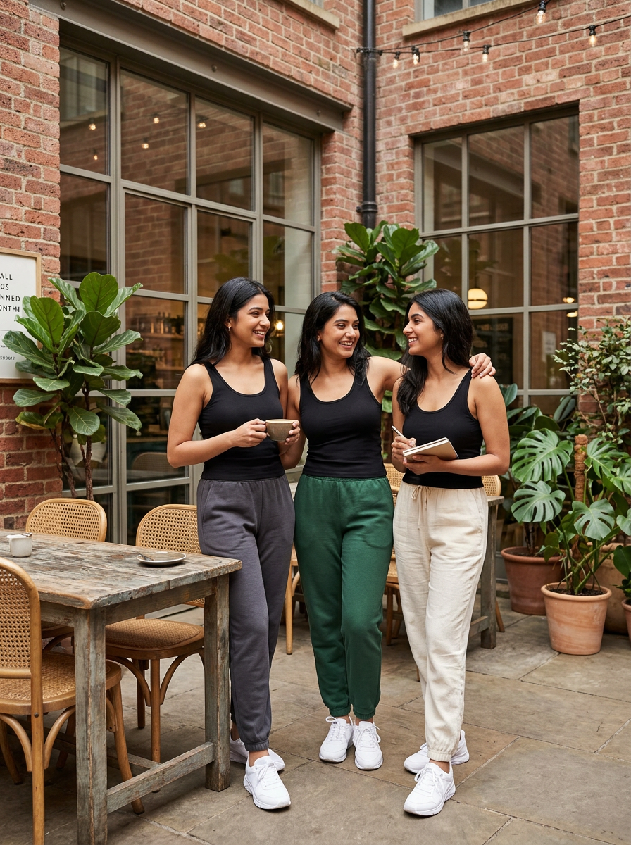 Deep U-Neck Camisole (Pack of 3)