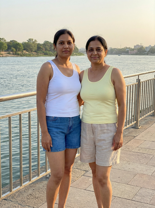 Deep U-Neck Camisole (Pack of 2)