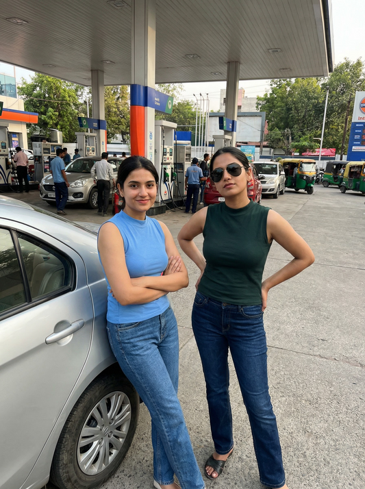 High Neck Tank Top Camisole (Pack of 2)