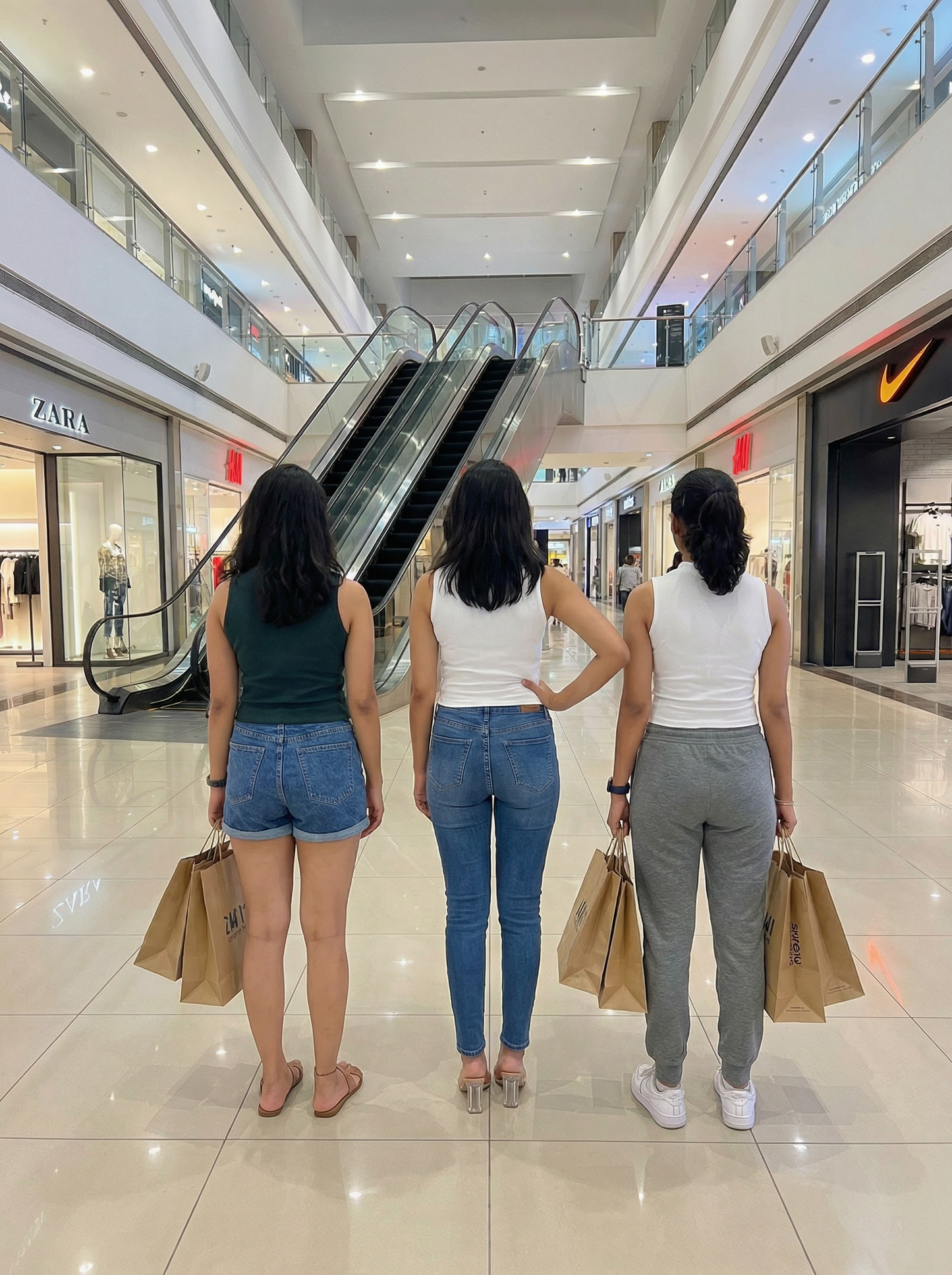 High Neck Tank Top Camisole (Pack of 3)