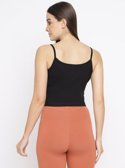 Pack of 3 women's spaghetti strap camisoles by La Intimo, offering comfort and style for everyday use.