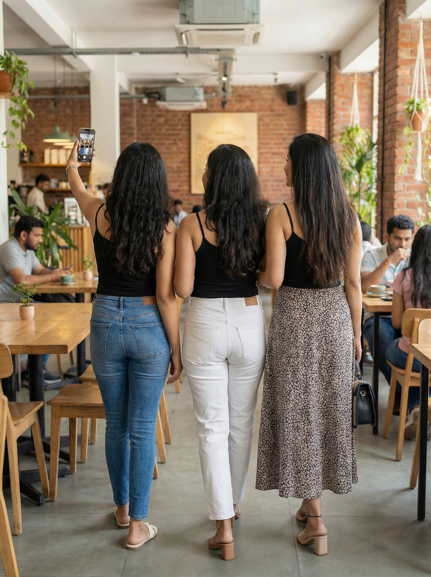 Basic Round Neck Camisole (Pack of 3)