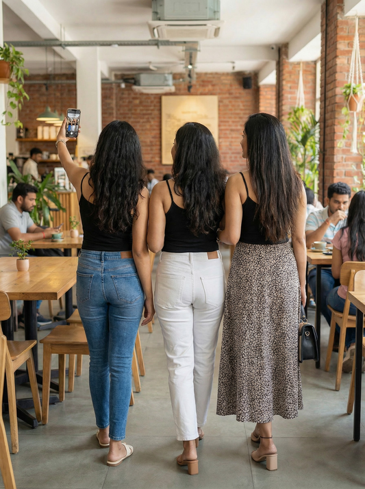 Basic Round Neck Camisole (Pack of 3)