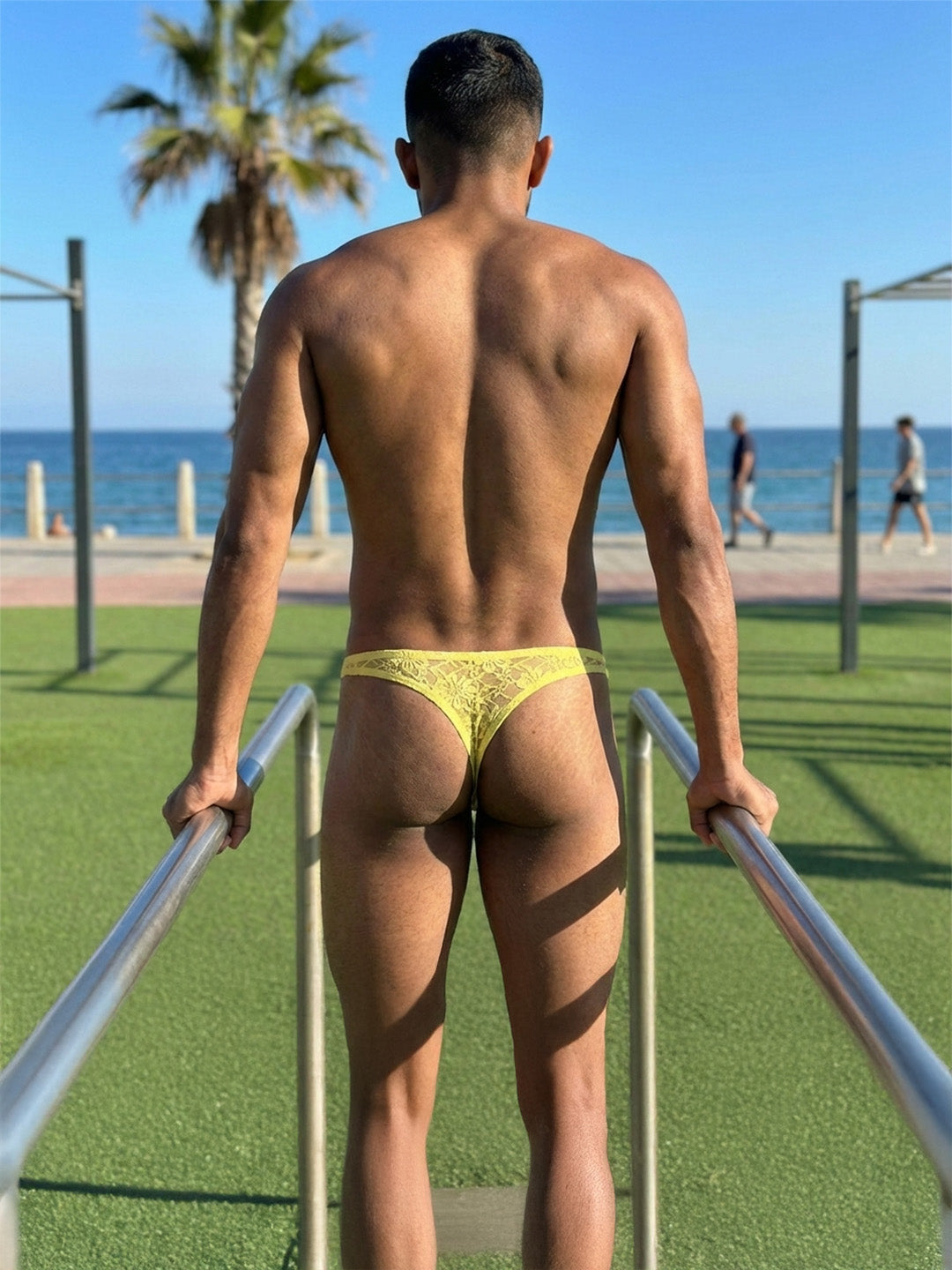 Nylon Lace Thongs - Comfy