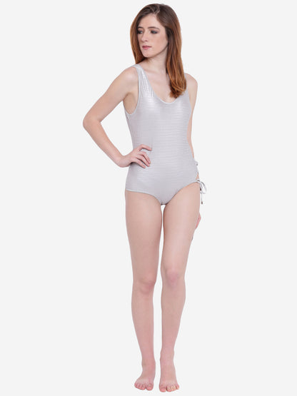 La Intimo Women's Luxury Liquidate Tie-Up Monokini, offering a stylish and comfortable beachwear design with a tie-up feature, available in a single pack.