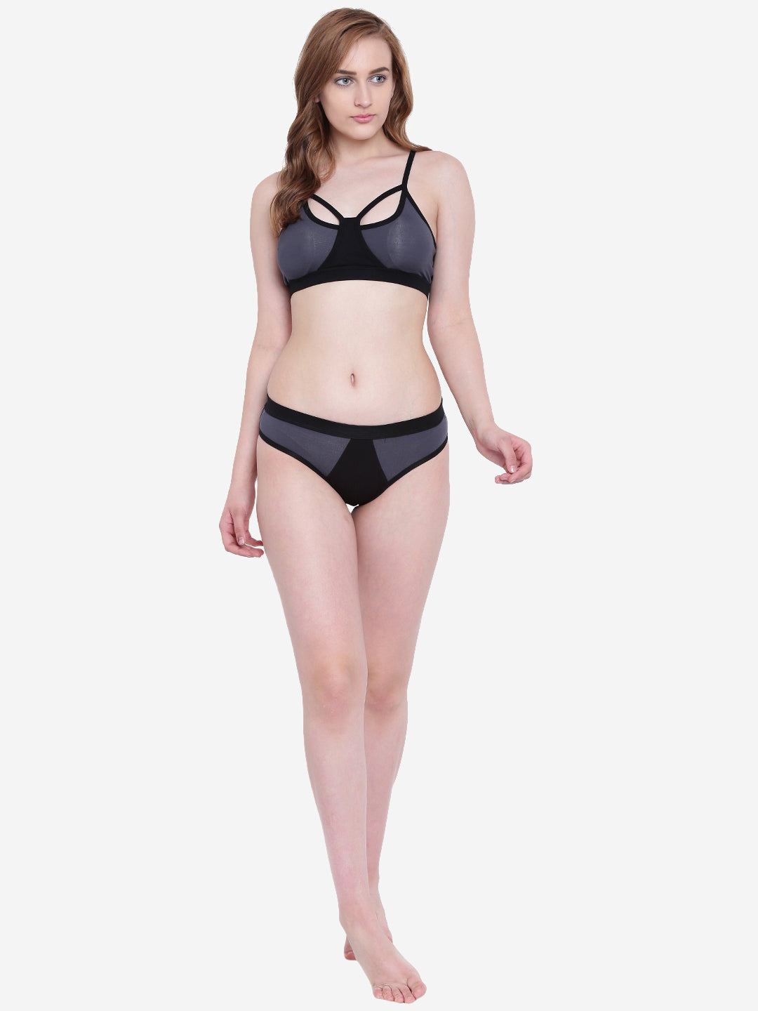 La Intimo Women's Luxury Liquidate Full Coverage Bikini Set with Bikini Briefs, offering a comfortable and elegant design for beachwear, available in a multi-pack of 2.