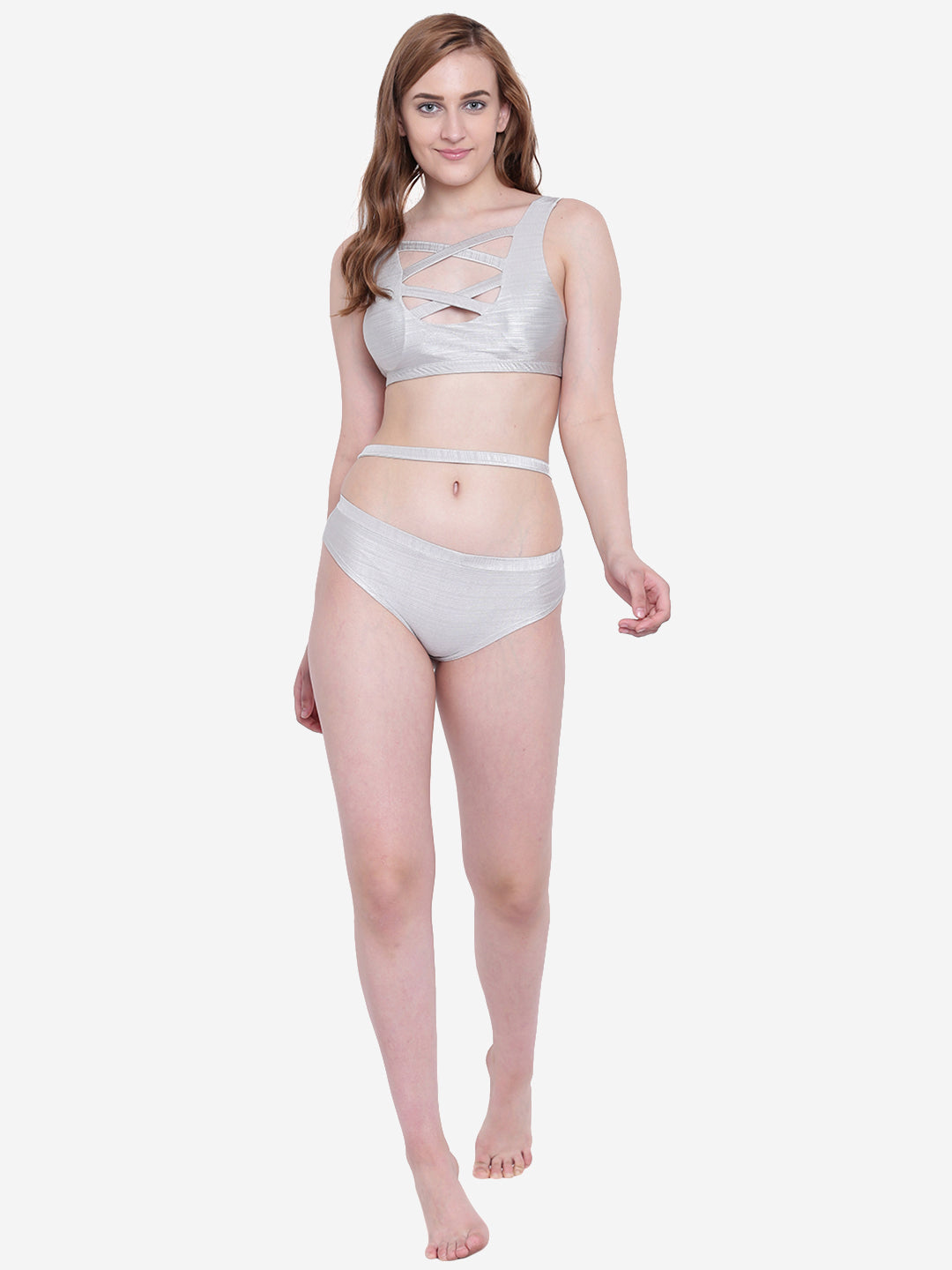 La Intimo Women's Luxury Liquidate Bikini Set, including a bralette and thongs, offering stylish and comfortable beachwear, available in a multi-pack of 2.