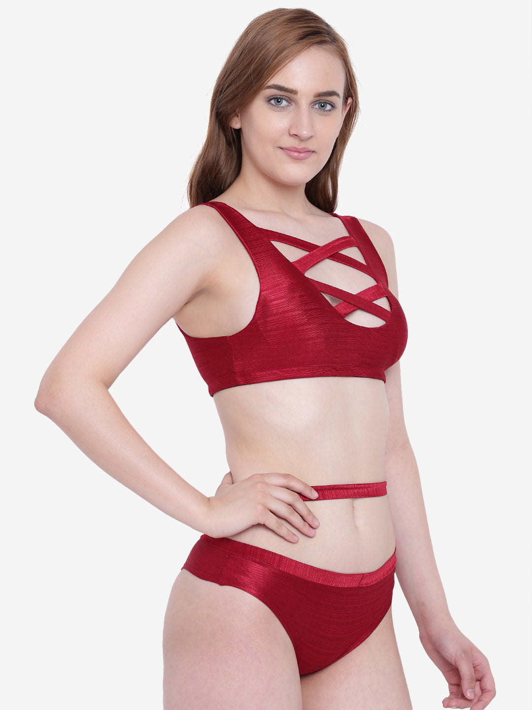 La Intimo Women's Luxury Liquidate Bikini Set, including a bralette and thongs, offering stylish and comfortable beachwear, available in a multi-pack of 2.