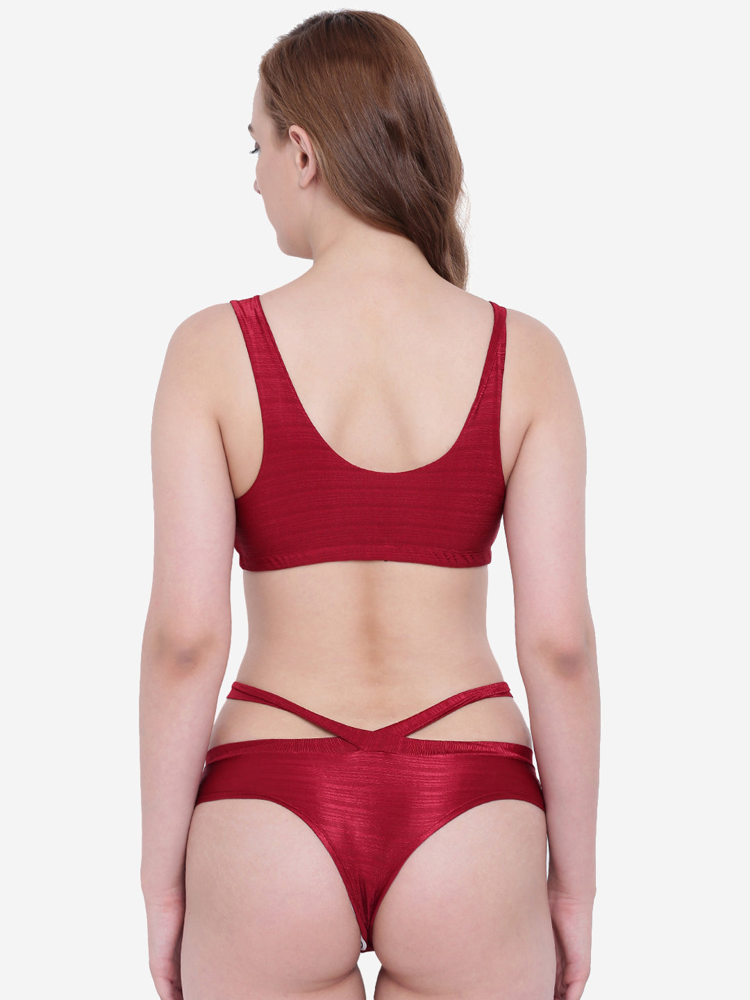 La Intimo Women's Luxury Liquidate Bikini Set, including a bralette and thongs, offering stylish and comfortable beachwear, available in a multi-pack of 2.