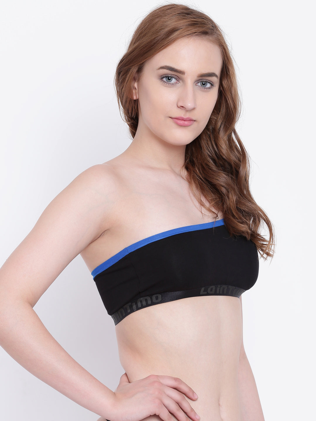 La Intimo Women's Luxury Liquidate One Shoulder Bikini Upper, offering a trendy and stylish design for beachwear, available in a single pack.