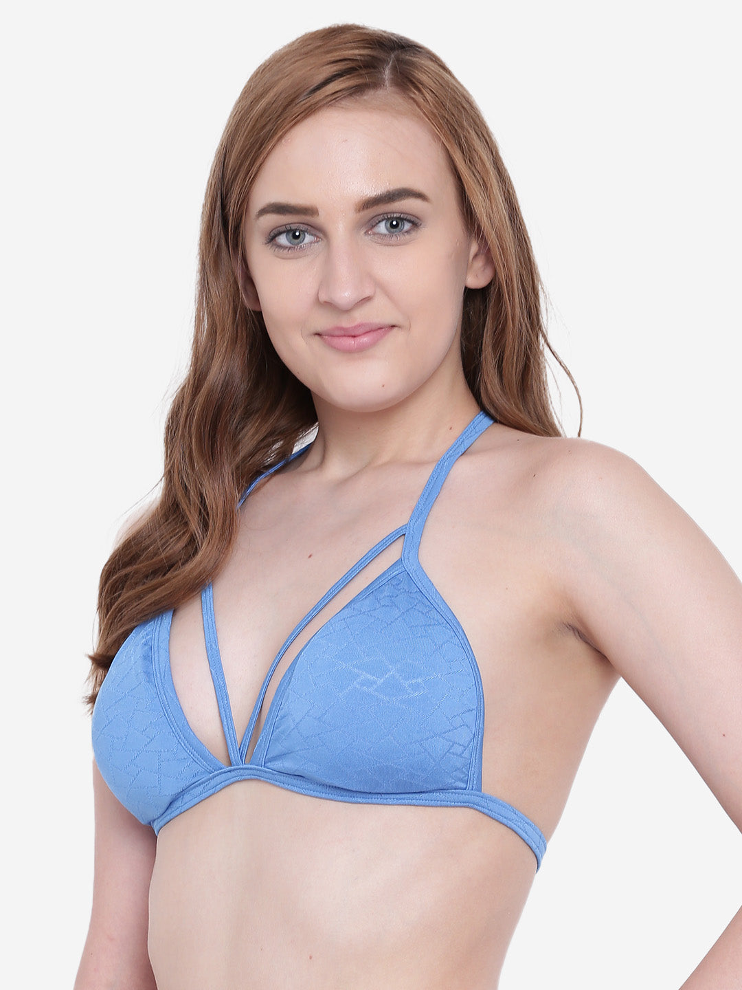 La Intimo Women's Luxury Core Full Coverage Bikini Upper, offering a supportive and elegant design for beachwear, available in a single pack.