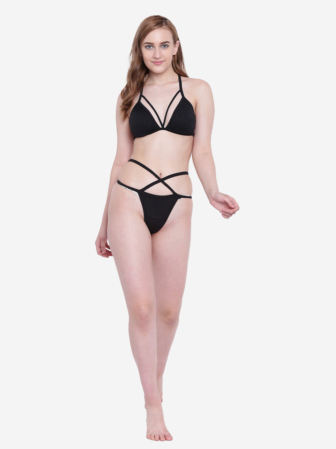 La Intimo Women's Luxury Core Full Coverage Bikini Upper, offering a supportive and elegant design for beachwear, available in a single pack.