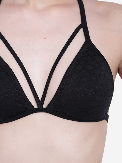 La Intimo Women's Luxury Core Full Coverage Bikini Upper, offering a supportive and elegant design for beachwear, available in a single pack.