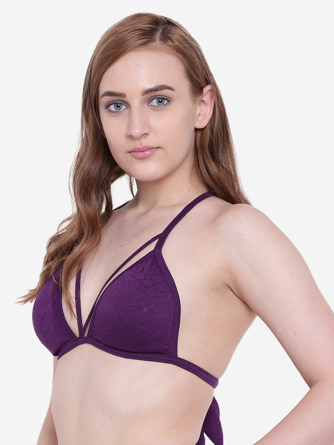 La Intimo Women's Luxury Core Full Coverage Bikini Upper, offering a supportive and elegant design for beachwear, available in a single pack.