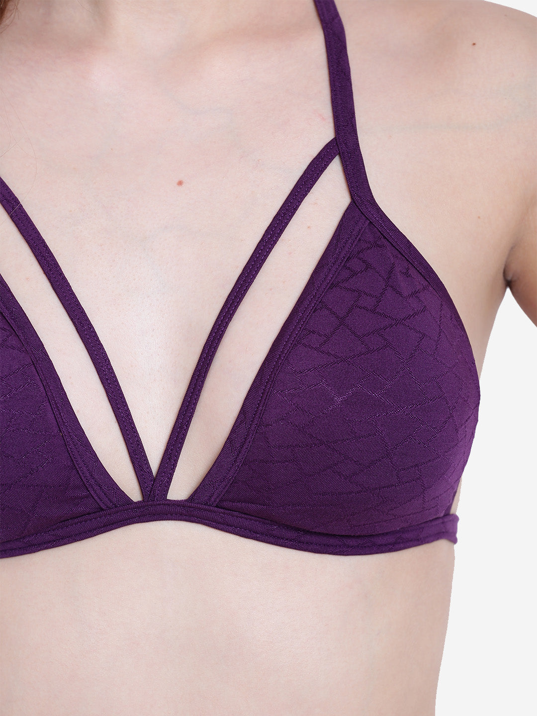 La Intimo Women's Luxury Core Full Coverage Bikini Upper, offering a supportive and elegant design for beachwear, available in a single pack.