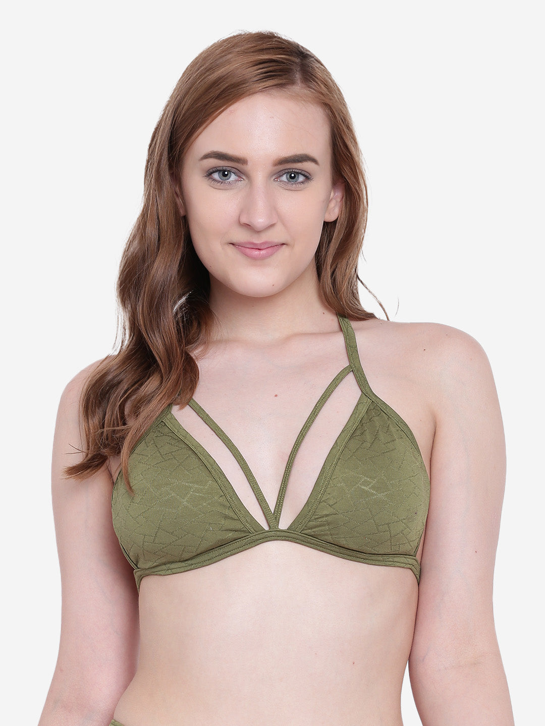 La Intimo Women's Luxury Core Full Coverage Bikini Upper, offering a supportive and elegant design for beachwear, available in a single pack.