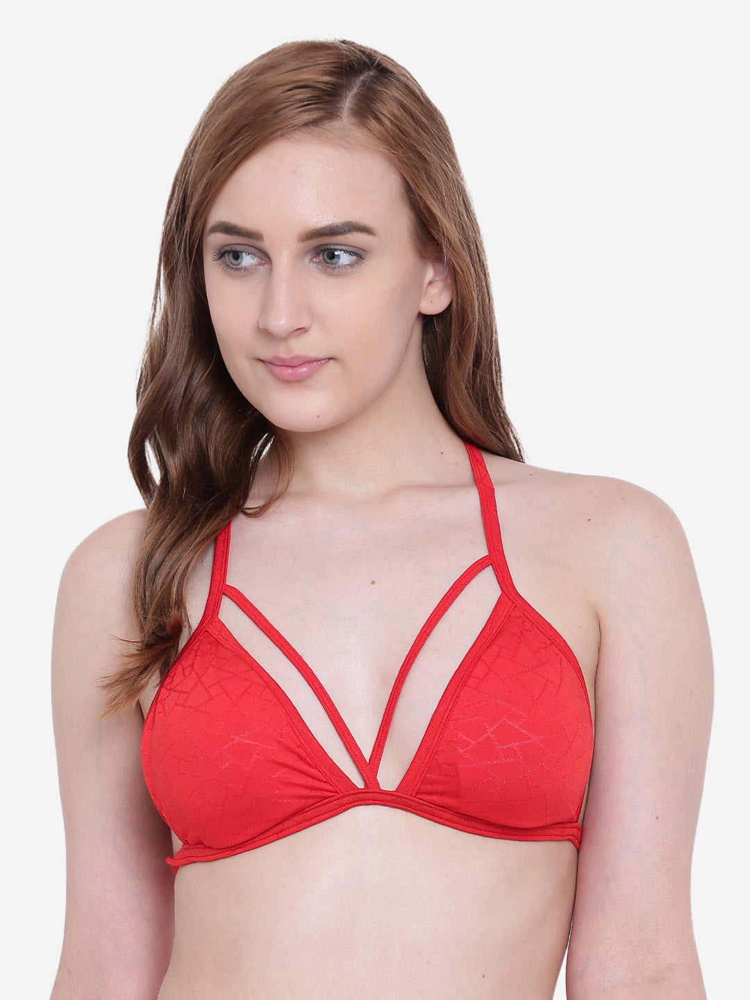 La Intimo Women's Luxury Core Full Coverage Bikini Upper, offering a supportive and elegant design for beachwear, available in a single pack.