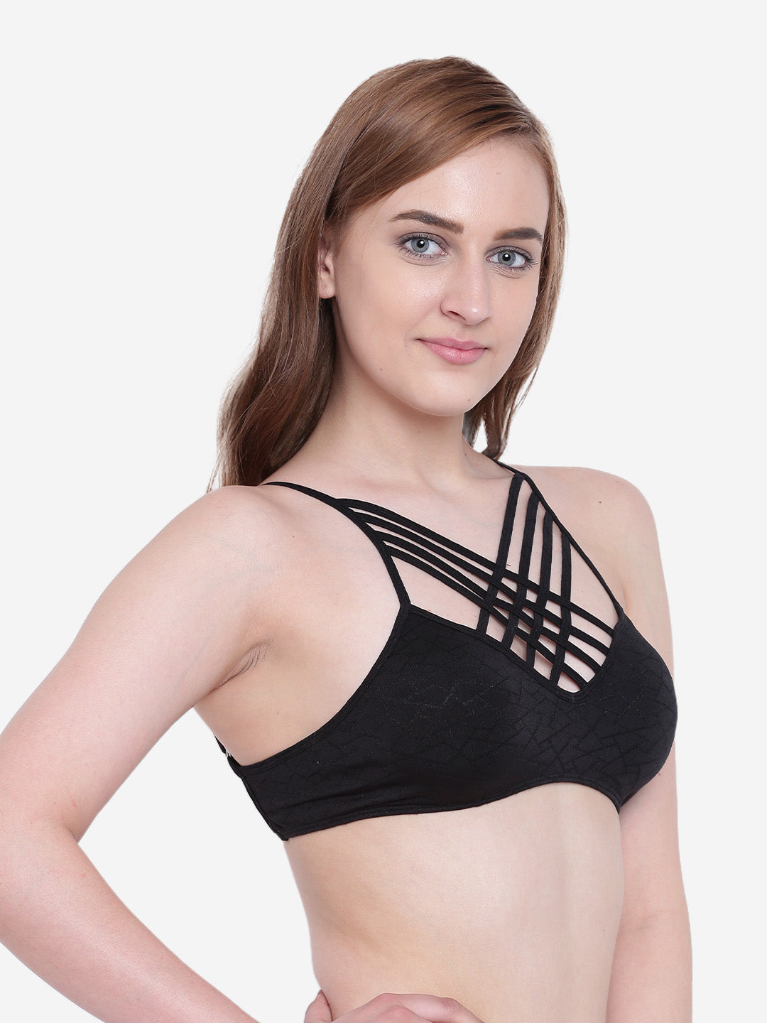 La Intimo Women's Luxury Core Full Coverage Bikini Upper, offering a stylish and supportive design for beachwear, available in a single pack.