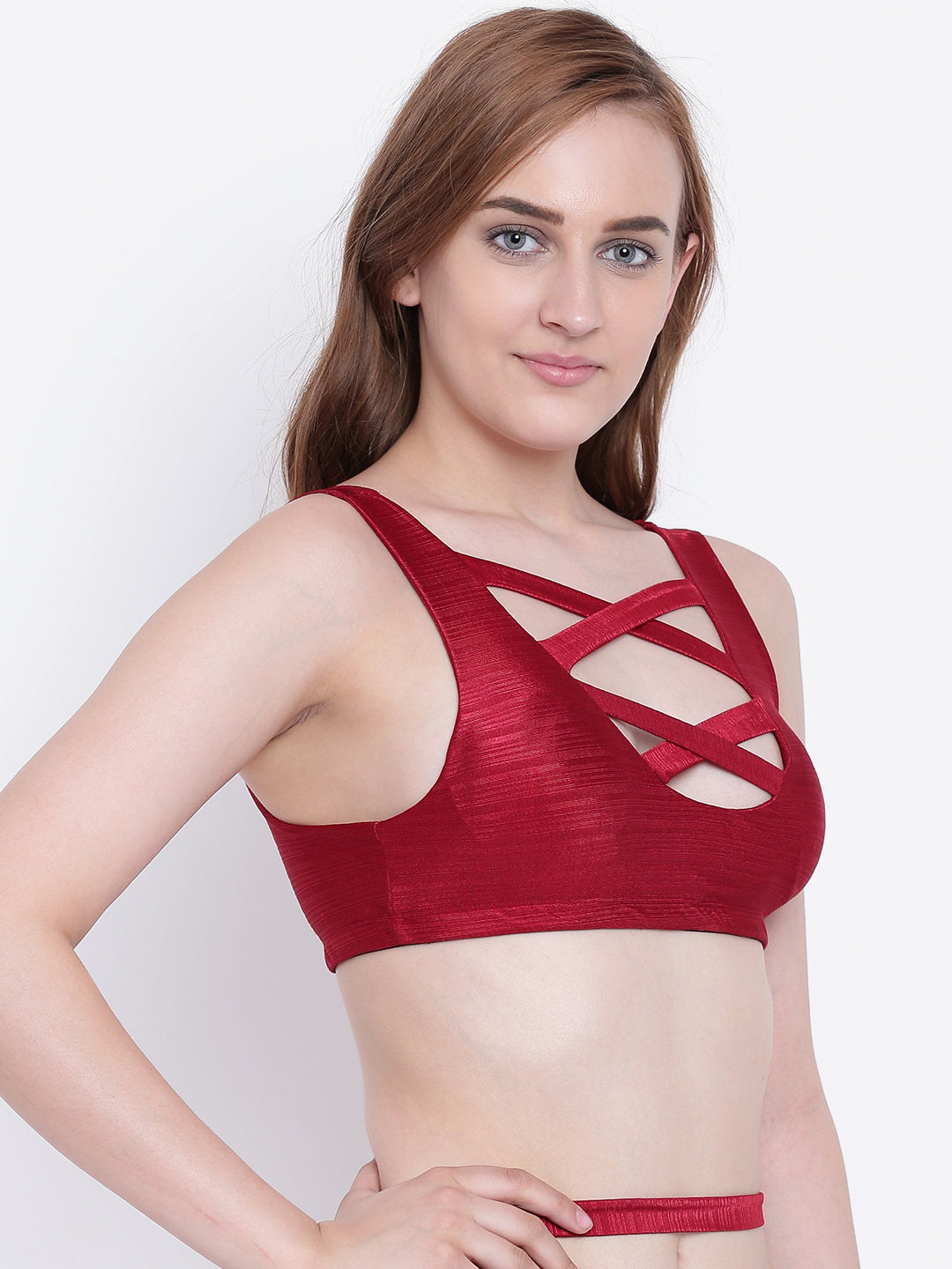 La Intimo Women's Luxury Liquidate Bikini Bralette, offering a stylish and comfortable fit for beachwear, available in a single pack.