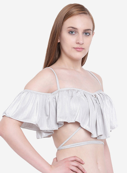 La Intimo Women's Luxury Liquidate Full Coverage Bikini Upper, providing a stylish and comfortable fit for beachwear, available in a single pack.