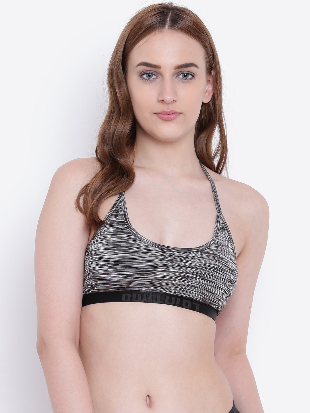 La Intimo Women's Luxury Liquidate Sports Bra Bikini Upper, offering a supportive and stylish design for beachwear, available in a single pack.