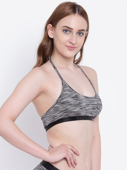 La Intimo Women's Luxury Liquidate Sports Bra Bikini Upper, offering a supportive and stylish design for beachwear, available in a single pack.