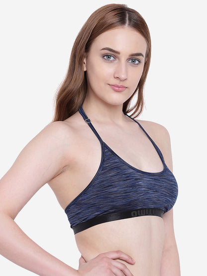 La Intimo Women's Luxury Liquidate Sports Bra Bikini Upper, offering a supportive and stylish design for beachwear, available in a single pack.
