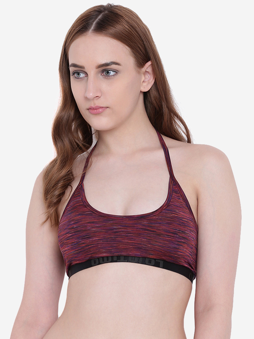 La Intimo Women's Luxury Liquidate Sports Bra Bikini Upper, offering a supportive and stylish design for beachwear, available in a single pack.