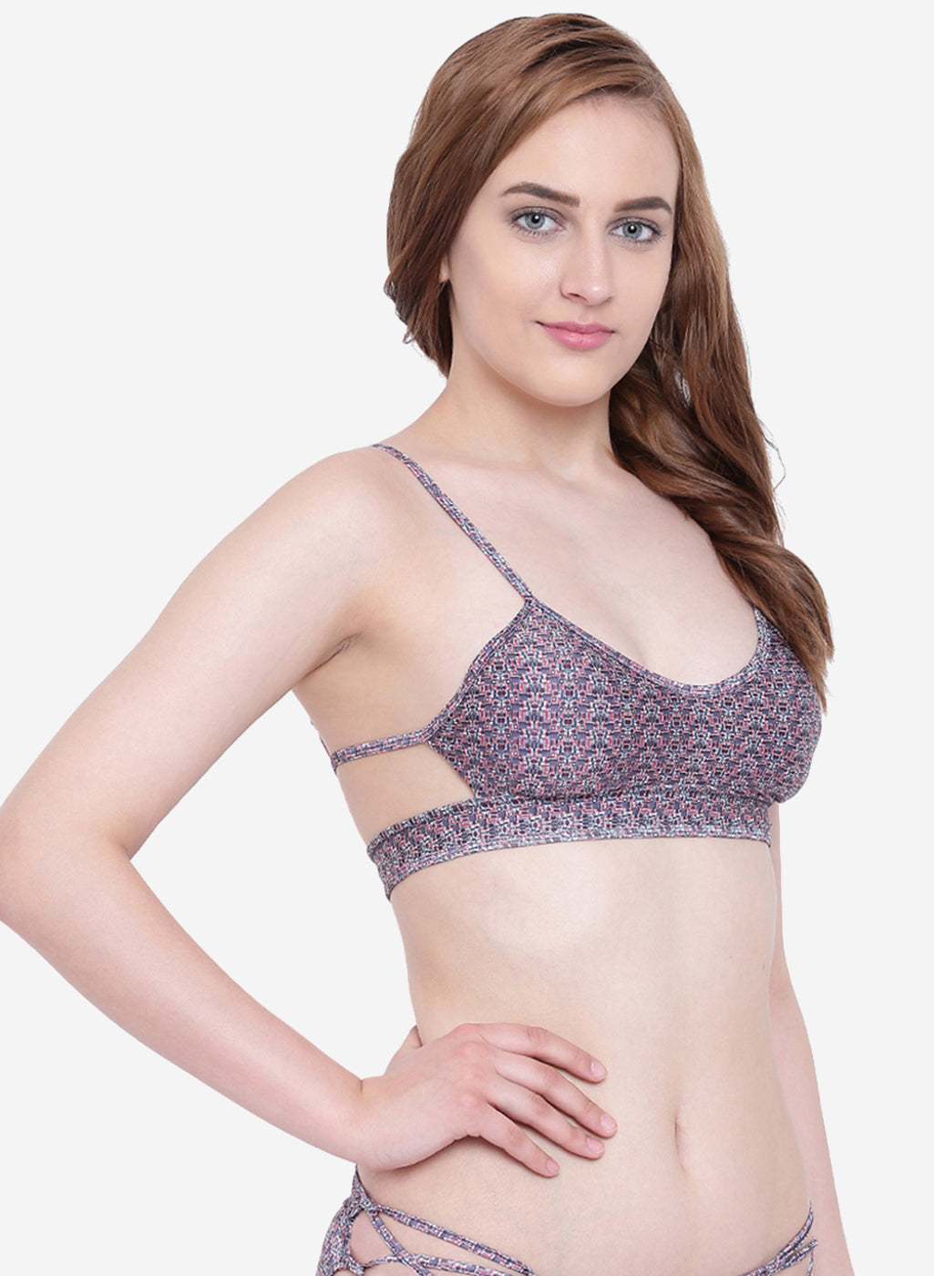 La Intimo Women's Luxury Liquidate Bikini Bralette, offering a stylish and comfortable design for beachwear, available in a single pack.