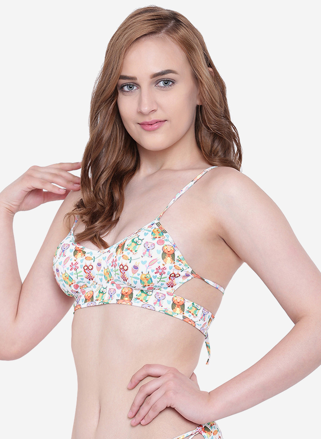 La Intimo Women's Luxury Liquidate Bikini Bralette, offering a stylish and comfortable design for beachwear, available in a single pack.