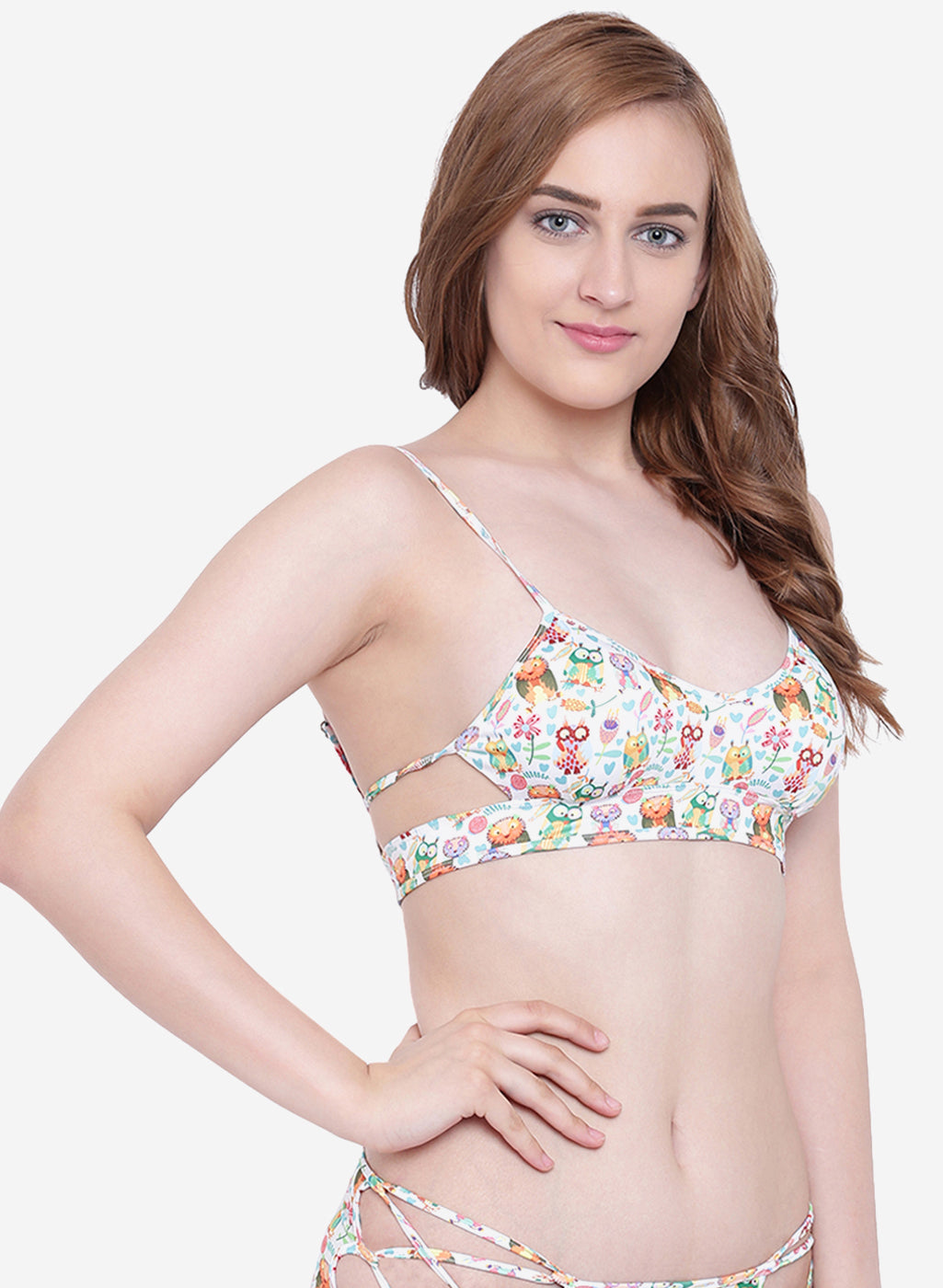 La Intimo Women's Luxury Liquidate Bikini Bralette, offering a stylish and comfortable design for beachwear, available in a single pack.