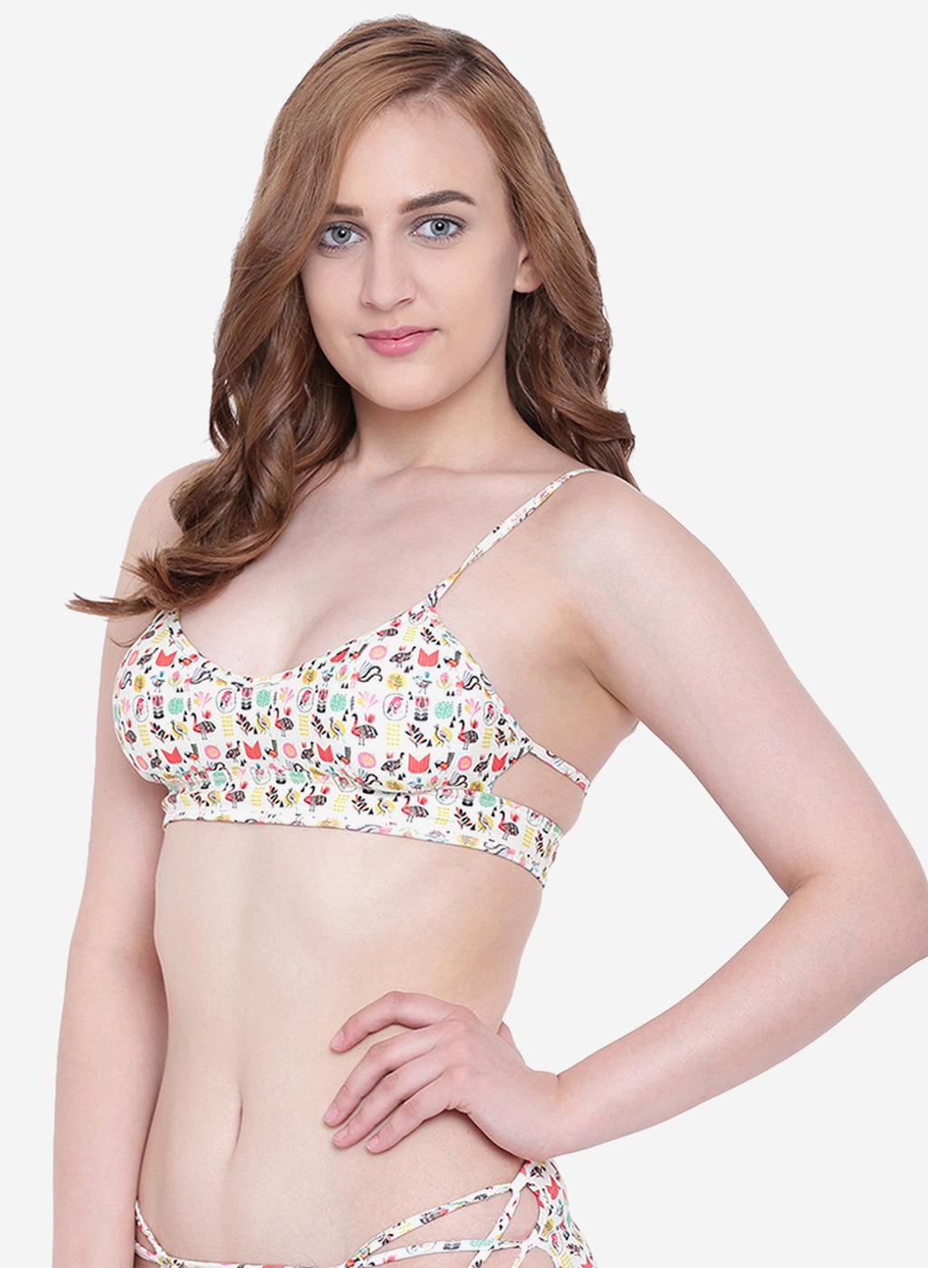 La Intimo Women's Luxury Liquidate Bikini Bralette, offering a stylish and comfortable design for beachwear, available in a single pack.