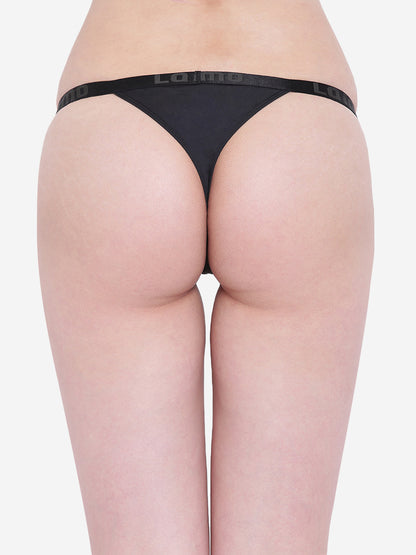 La Intimo Women's Premium Liquidate Thongs, offering a sleek and comfortable design, available in a single pack for everyday wear.