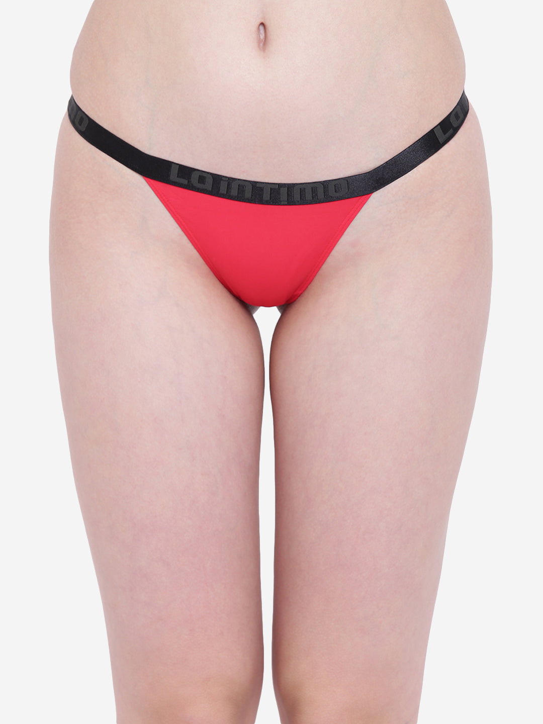 La Intimo Women's Premium Liquidate Thongs, offering a sleek and comfortable design, available in a single pack for everyday wear.