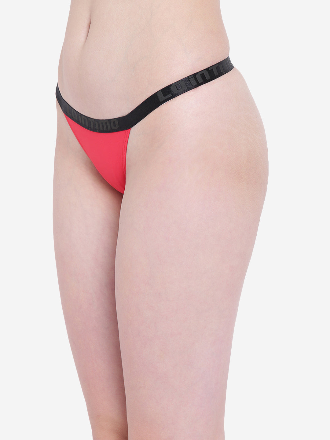 La Intimo Women's Premium Liquidate Thongs, offering a sleek and comfortable design, available in a single pack for everyday wear.