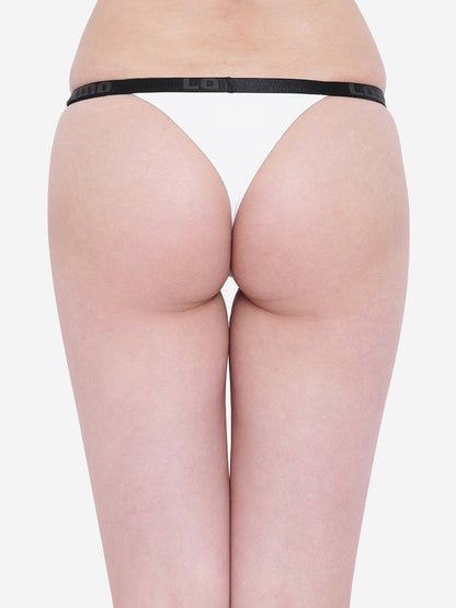 La Intimo Women's Premium Liquidate Thongs, offering a sleek and comfortable design, available in a single pack for everyday wear.
